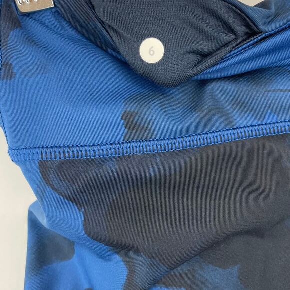 Lululemon Wunder Under Legging 30" HR Full On Luxtreme Size 6 Jumbo Inky Floral - Picture 6 of 9